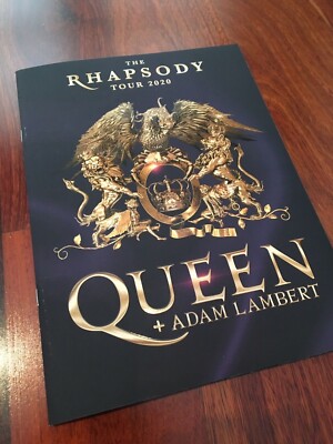 QUEEN クイーン 2020 ラプソディ ツアー バッグ QUEEN + ADAM LAMBERT RHAPSODY 2020 QUEEN BAG + TOUR BOOK + KEY