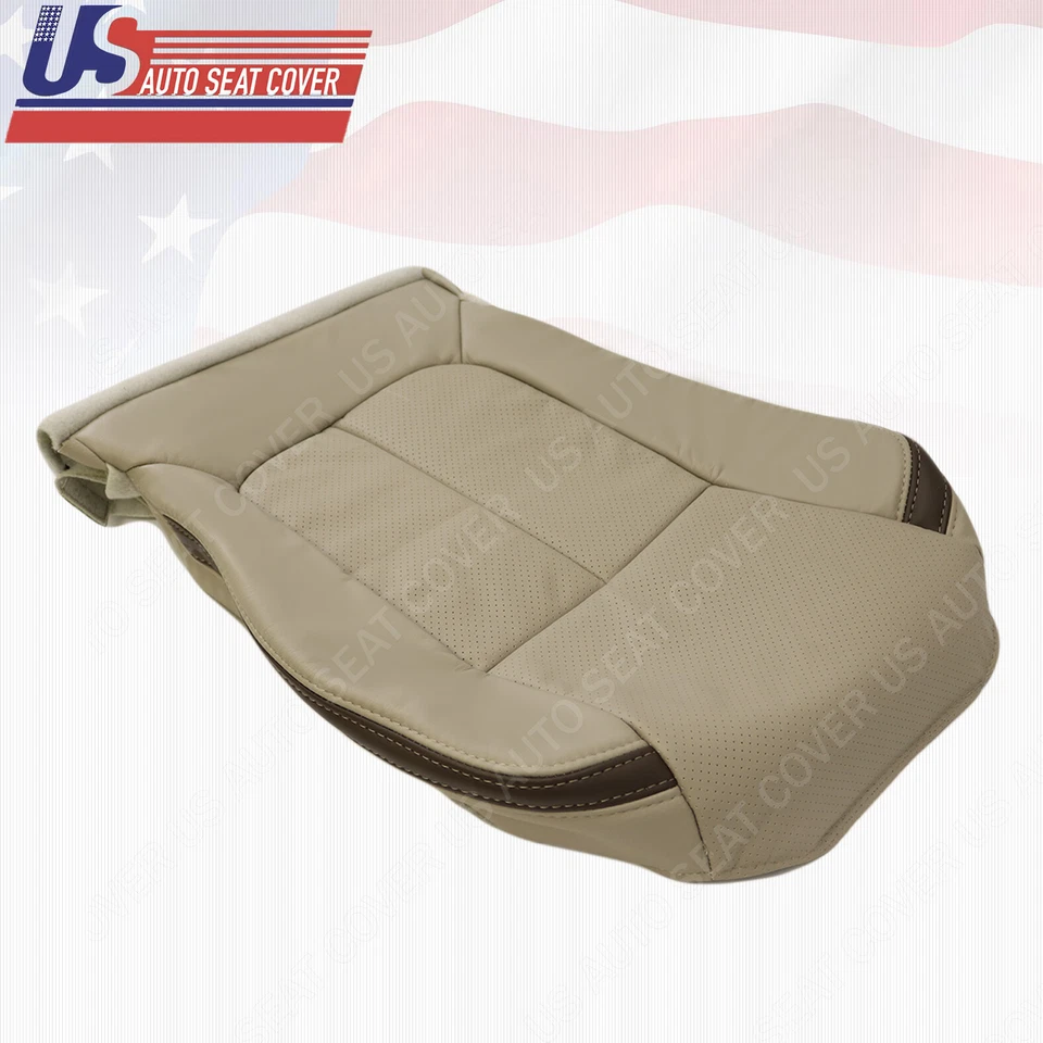 PASSENGER 底部穿孔皮革保护套 StoneGray 2009 2010 福特 F150 铂金 — 第 4/4 张图片