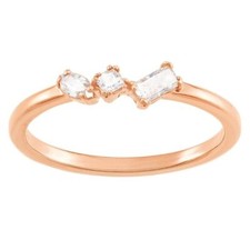 Genuine Swarovski Crystal FRISSON:RING MIXED CUTS CZWH/ROS 60 5370995 Brand New