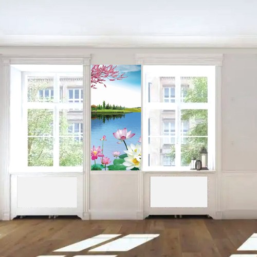 Wall Stick Poster Landscape Painting Painting Print Adhesive Picture - Picture 22 of 26