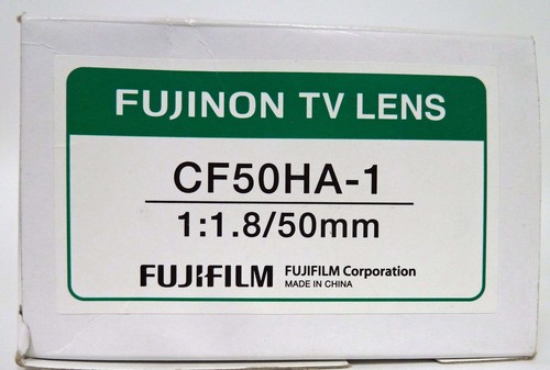 Fujinon CF50HA-1 50mm F1.8 TV Lens C Mount - Picture 9 of 9