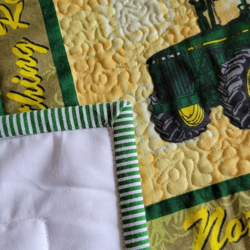 Handmade John Deere Quilt - Picture 6 of 14
