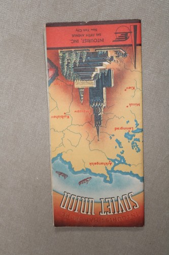 Vintage Intourist Map of the Soviet Union