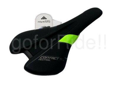 Selle De Vélo De Route Giant Contact SL - 273x137mm, 220g - Noir/vert - Neuf
