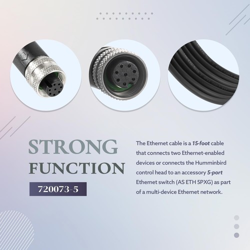 720073-6 5 Foot Ethernet Cable AS EC 5E Replace for Humminbird,Fit for APEX,Onix - Bild 12 von 14