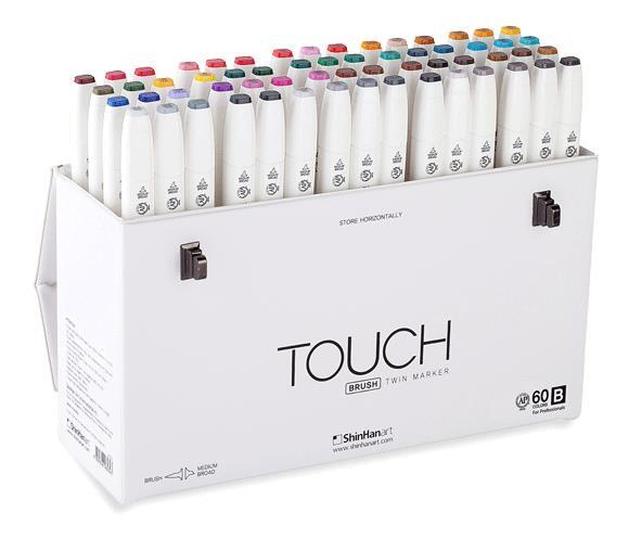ShinHan Touch Twin Marker pen - CHOOSE ONE COLOR- SINGLE PEN