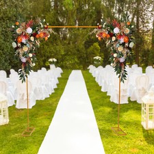 Metal Wedding Stand 2.4 2.4m Wedding Arch Stand Gold Square Backdrop Stand