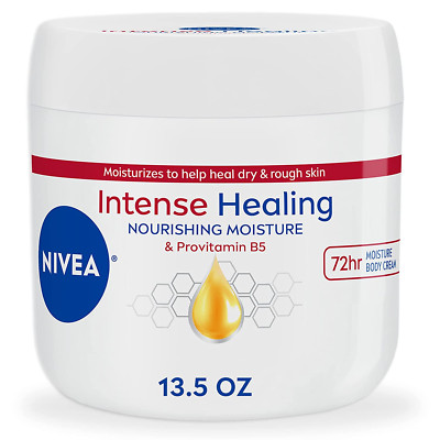 Nivea Intense Healing, Non-Greasy Daily Moisturizer for Dry Skin, 13.5 Oz Jar