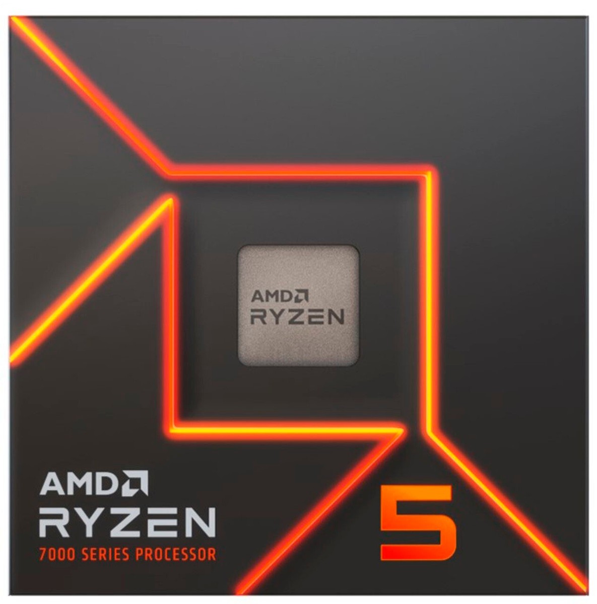 CPU AMD CPU Ryzen 5 7600 100-100001015BOX AMD Ryzen 5 7600X Processor (Zen 4) 6-Core 4.7GHz AM5 105W