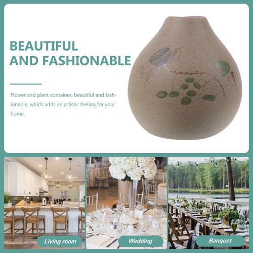 Ton Blumentöpfe Blumentopf Vase Sukkulente Topf Desktop Ton Vase - Bild 5 von 12