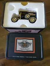 Harley-Davidson 1913 Ford Model T Delivery Truck/Van Die-Cast Dime Bank