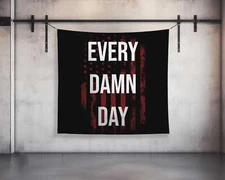 Motivational Gym Wall Tapestry - Custom Fitness Banner Decor
