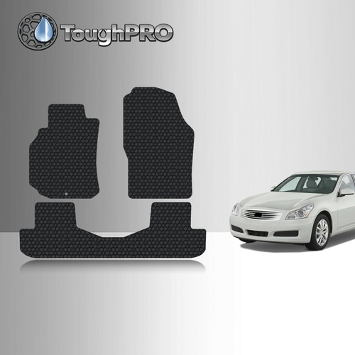 ToughPRO Floor Mats Black For Infiniti G35 Sedan All Weather 20032006