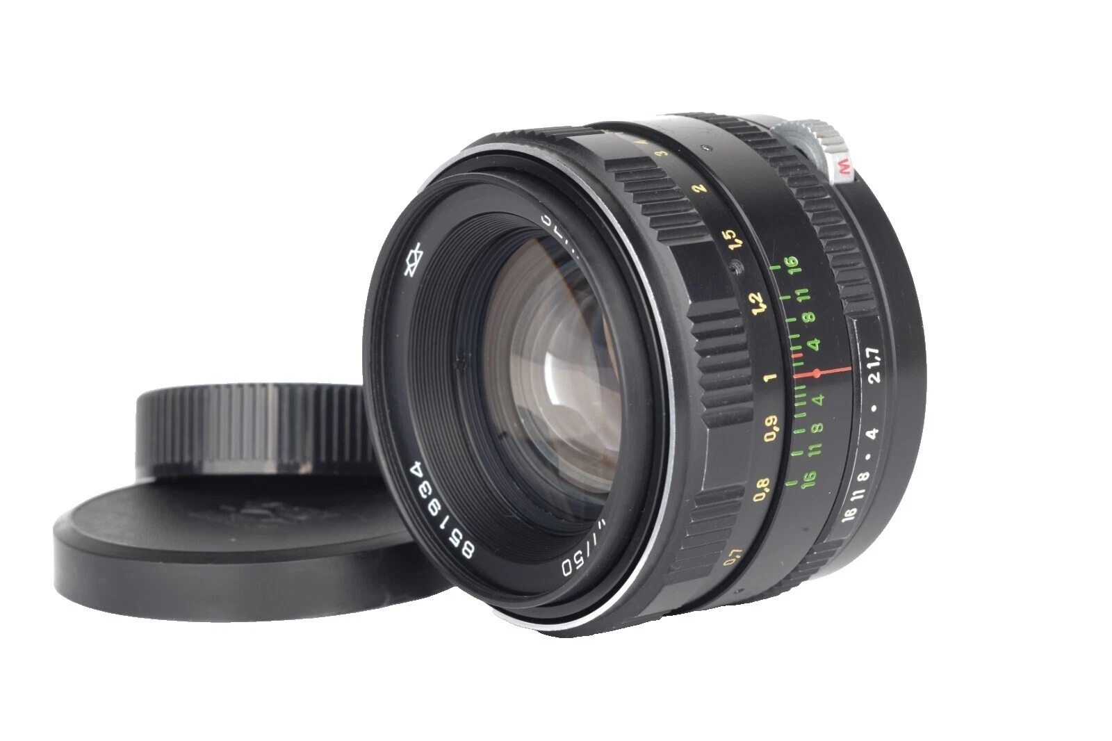 Zenit Camera Lenses 50mm Focal f/1.7 Maximum Aperture