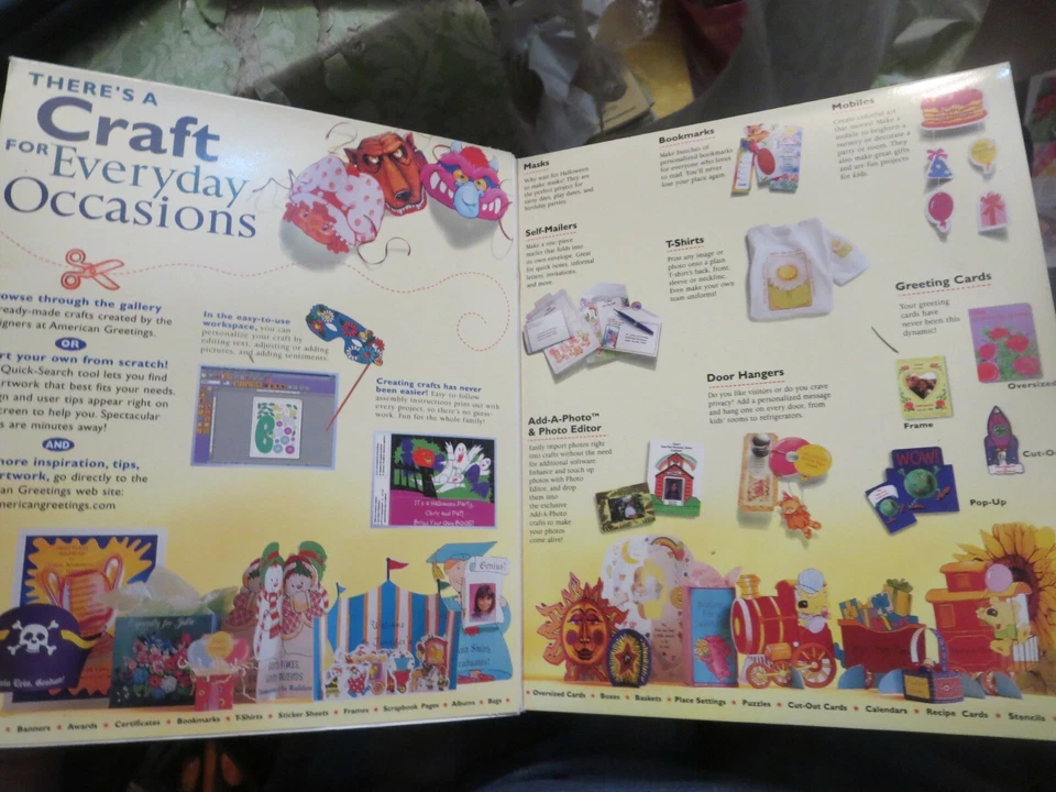 American Greetings CRAFTS for Windows 95/98 PC Box set factory sealed - Image 3 of 3