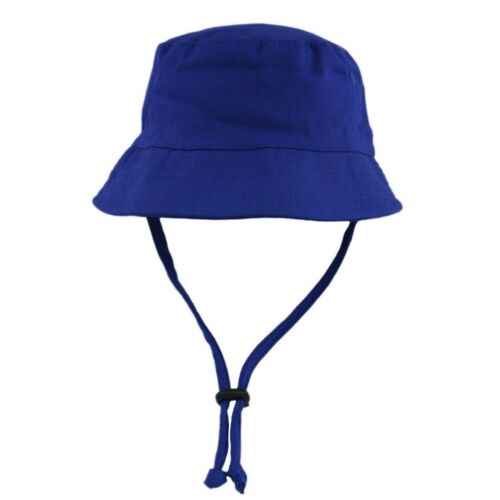 Baby Sun Hat Summer Cotton Bucket Cap Chin Strap Boy Girl 0-3, 3-6, 6-12, 12-18M - Picture 33 of 39