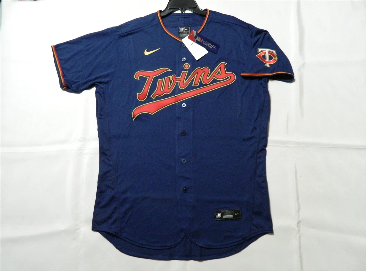 Authentic Minnesota Twins FLEX BASE Alternate Home Blue Jersey 60 Reg.$270