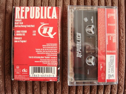 Republica - Album and Single - 2 x AUDIO CASSETTE TAPES, "Ready to Go" - Picture 3 of 4