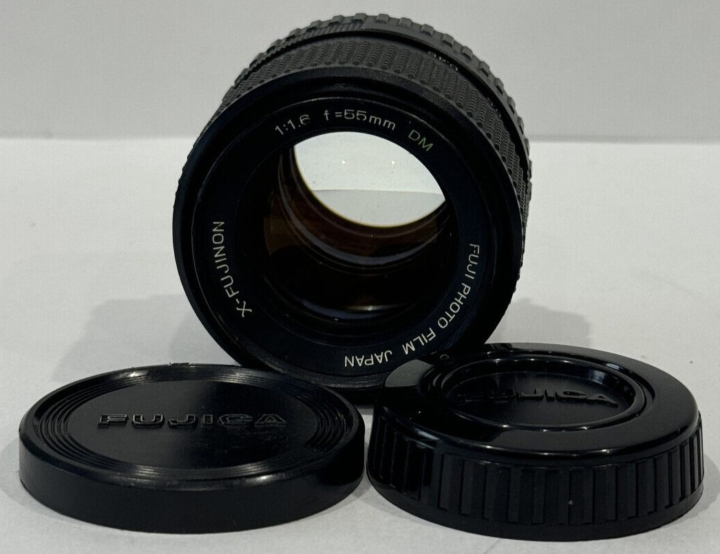 Fujica 55mm f/1.6 DM X-Fujinon Manual Focus Prime Lens AX