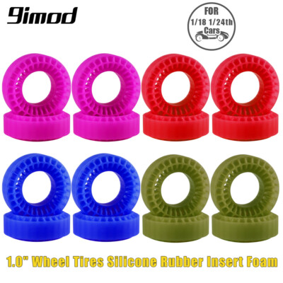 4pcs Silicone Rubber Inserts 55mm for 1/18 1/24 RC Car Crawler 1.0'' Wheel Tires