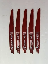 Lot of 5 Freud DS0908BFD Diablo 9" Bi-Metal Demolition Recip Blade 8/10 TPI