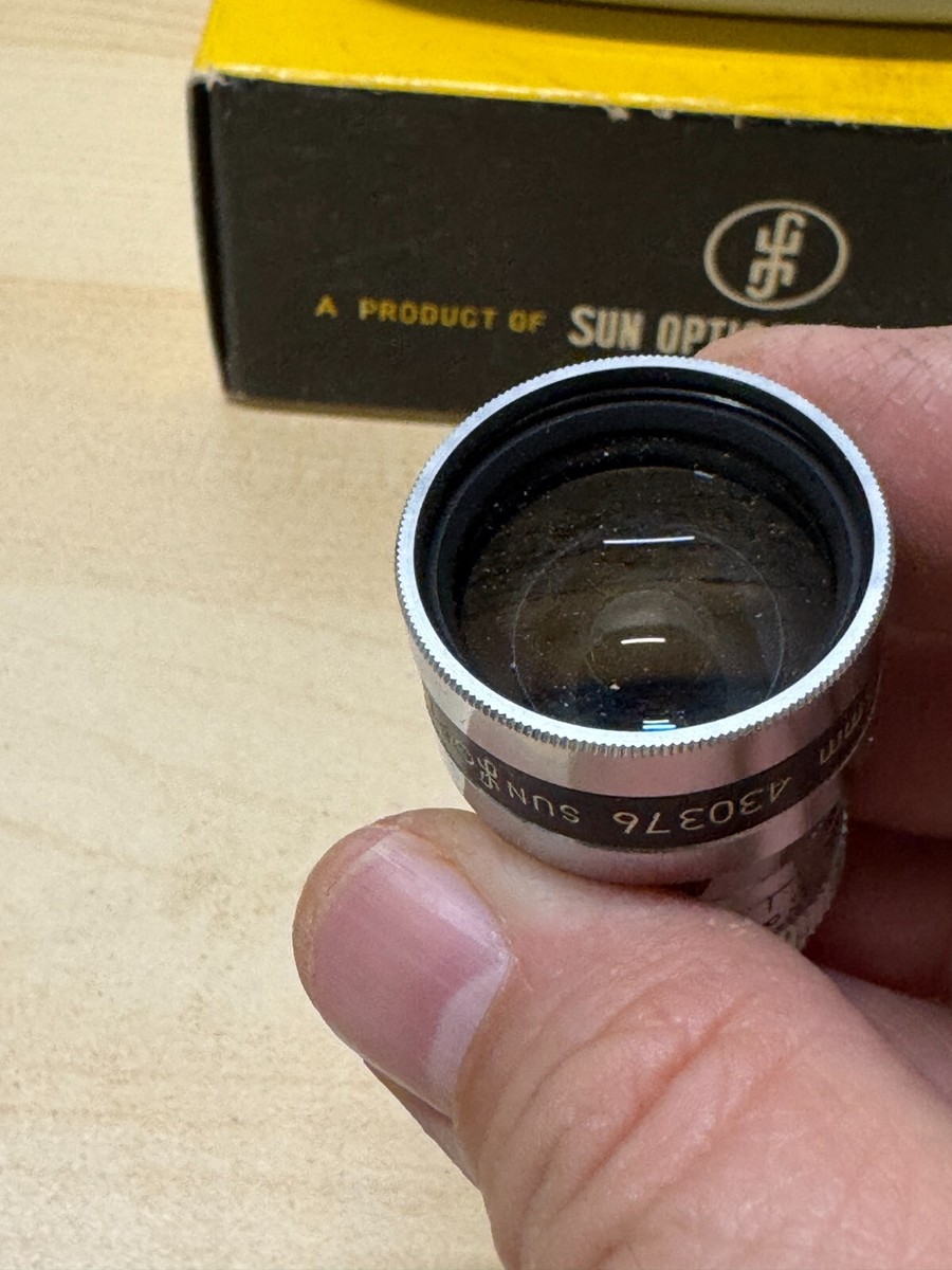 SUN OPTIC JAPAN Telephoto Lens 6.5mm F 1.9 Wide Angle (AH29) | eBay