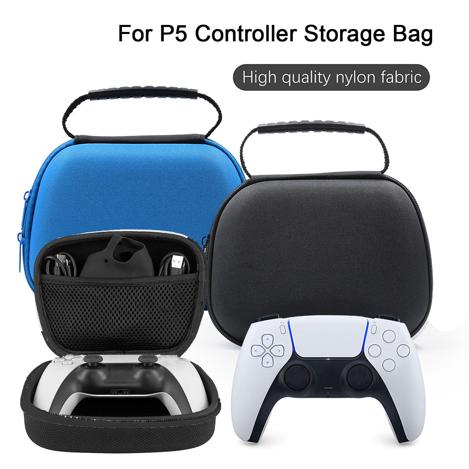 Storage Case Zipper Storage Bag Ps5 Controller Storage Bag with for Gaming