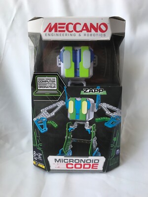 Meccano Erector Micronoid Code Zapp Programmable Robot 17404 New-in box