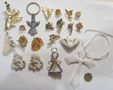20 Vintage catholic Christian religious devotional items assorted lot EL1061