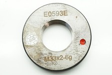 Gewinde Ausschusslehrring M33x2 6g Gewindelehre mit Feingewinde