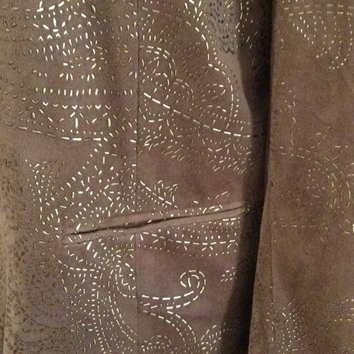 Giacca Chico's Golden Cascade Larant Brevity tasche finte taglia 3/XL/16 nuova con etichette - Foto 5 di 16