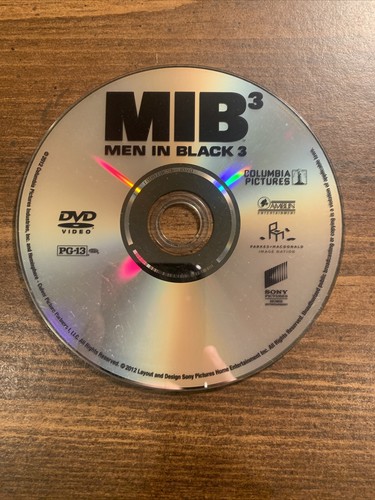 Men in Black 3 (DVD, 2012) Disc Only Free Shipping MIB3 Will Smith
