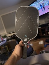 3K Raw Carbon Fiber Surface CFS Pickleball Paddle,16mm Polypropylene Honeyc...