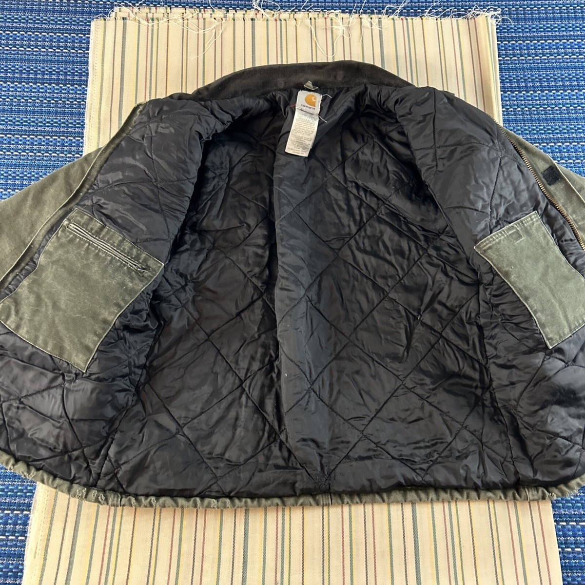VTG Carhartt J22 MOS Arctic Jacket Mens Large Tall LT Canvas VTG Carhartt J22 MOS Arctic Jacket Mens Large Tall LT Canvas