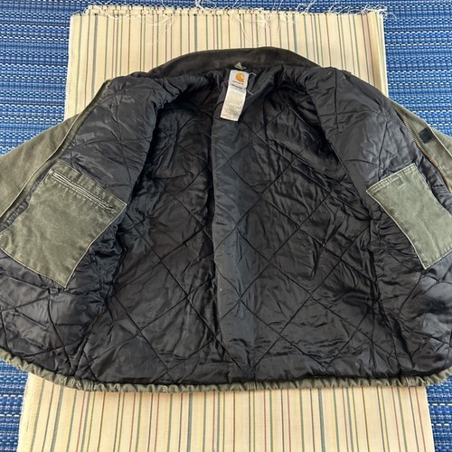 VTG Carhartt J22 MOS Arctic Jacket Mens Large Tall LT Canvas Chore NOTES #8073 - Picture 8 of 22