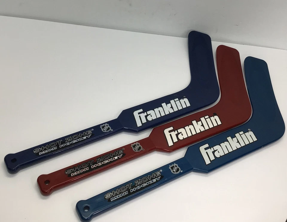 (3)富兰克林NHL射击区迷你曲棍球棒左手蓝色 — 第 4/4 张图片