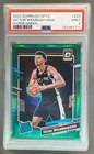 1711 Victor Wembanyama 2023 Donruss Optic Hyper Green Prizm RC Rated PSA 9