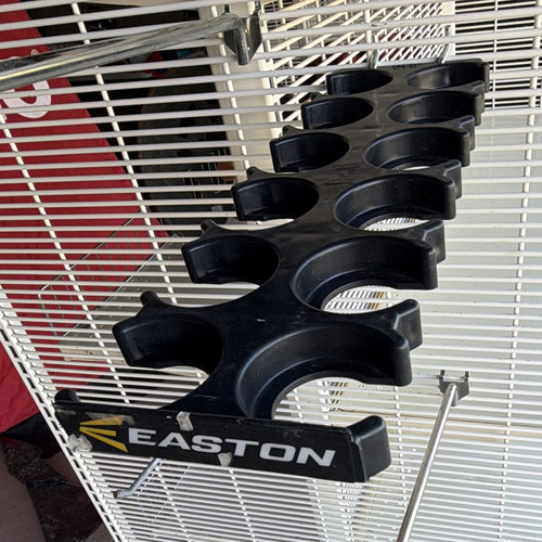 Easton Plastic Baseball/Softball Bat Rack Holder, Black Bat Storage Rack gondola
