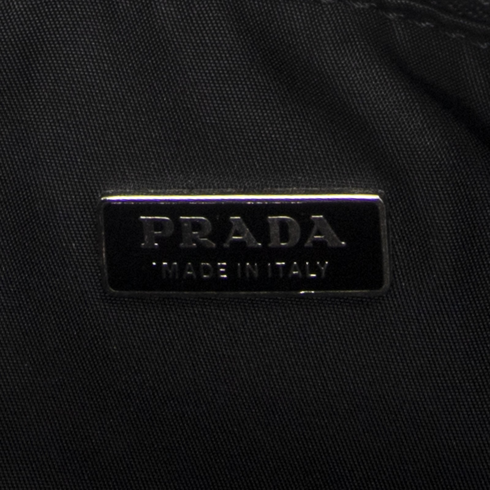 Prada Black Mini Rectangular Zip Shoulder Bag Nyl… - image 10