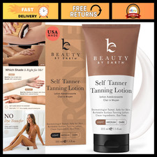 Natural & Organic Self Tanner Lotion - USA Made, Sunless Tanning Solution, Glow