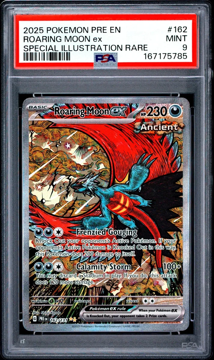 Roaring Moon Ex 162/131 Prismatic Evolutions Just Listed 2026