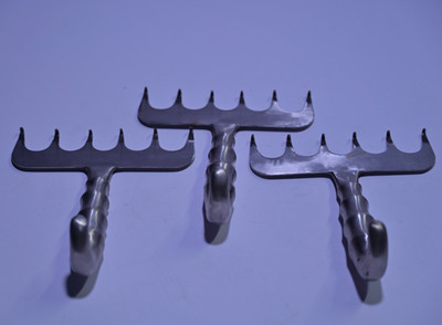 Yancoskie Abdominal Retractor 3 Pcs Set Stainless Steel Surgical Instruments