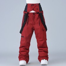 Men Women Snow Pants with Waist Protection Snowboard Snow Pants Ski Suit Trouser