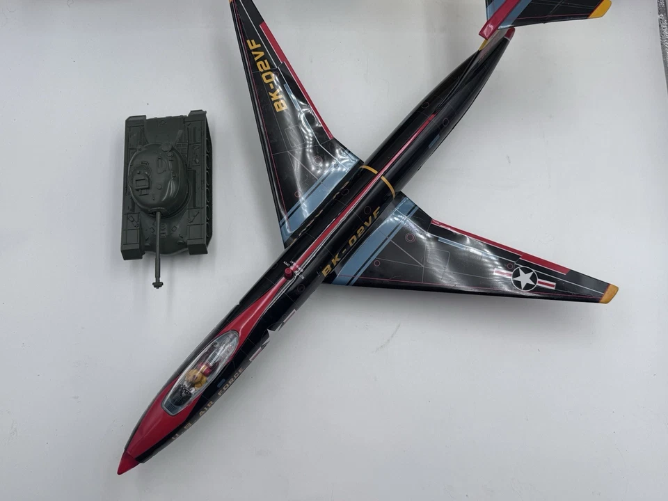 1960-е Япония Sears Эксклюзив Олово Большой BK Бомбардировщик Реактивный Самолет с КОРОБКОЙ - Изображение 2 из 4