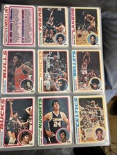 Vintage 1978-1979 TOPPS BASKETBALL  lot of 103 UNSELD, MONROE,McADOO,COWENS +++