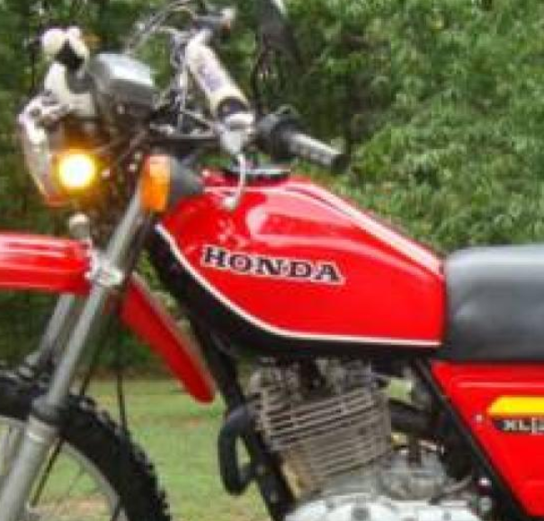Honda XL500S 1979 -1981 XL500 S Aluminium Roter & Schwarzer