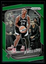 Jewell Loyd 2025 Panini Prizm WNBA Green Prizm A Card #57