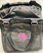 Thirty One TMW Weekend Travel Bag for Women Front Pocket Straps Wheels New
