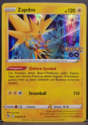 Karten zur Auswahl: Pokémon GO Holo Pokemon Karte Deutsch Near Mint