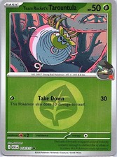 Team Rocket's Tarountula 018/217 Ascended Heroes Pokemon Reverse Holo NM